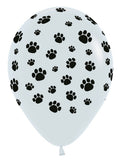 Pfoten Tatzen Paws 30cm 12 Inch Latex Luftballons Sempertex