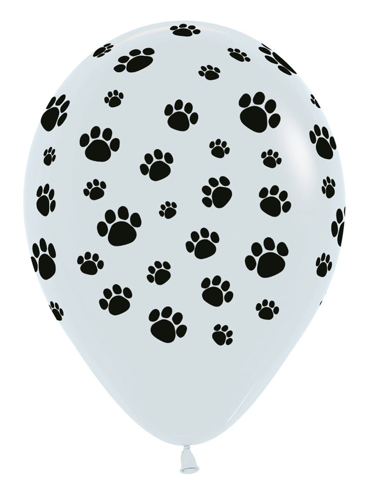 Pfoten Tatzen Paws 30cm 12 Inch Latex Luftballons Sempertex