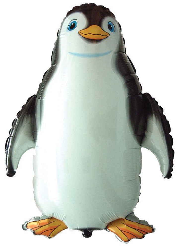Pinguin Schwarz Folienballon 70 x 80cm
