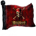 Piraten Flagge Fluch der Karibik Folienballon 76cm 30"