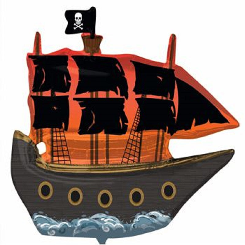 Piratenschiff Folienballon 76 x 63 cm