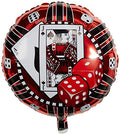 Poker Casino Folienballon 45cm