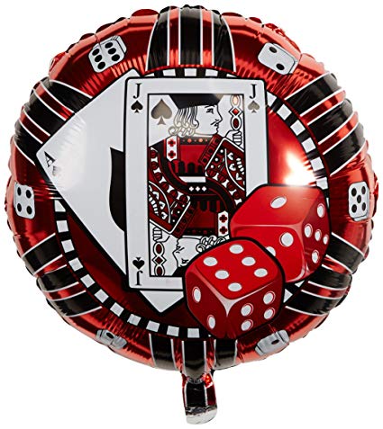 Poker Casino Folienballon 45cm