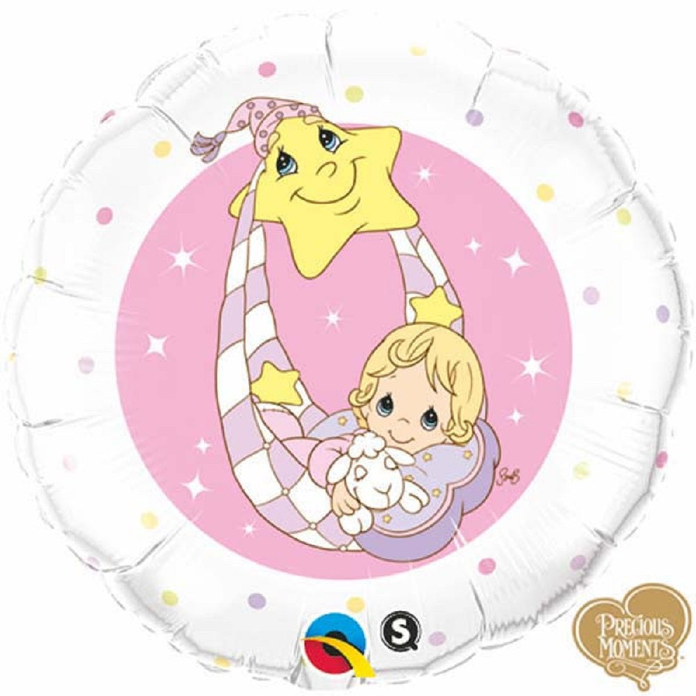 Precious Moments Baby Pink Folienballon 45cm 18''