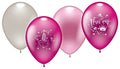 Princess / Prinzessin 22,5cm bis 25,5cm Latex Luftballons Karaloon