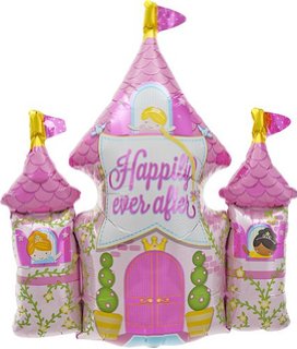 Prinzessin Schloss Folienballon - 91cm 35''