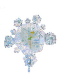 Prismatic Happy Holidays Tinkerbell Folienballon 81cm 32 Inch