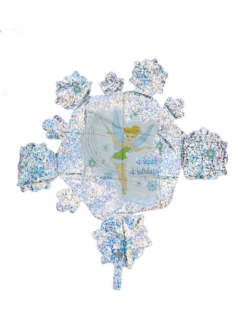 Prismatic Happy Holidays Tinkerbell Folienballon 81cm 32 Inch