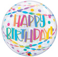 Qualatex Bubble Birthday Confetti and Streamers 22" 56cm  Luftballon
