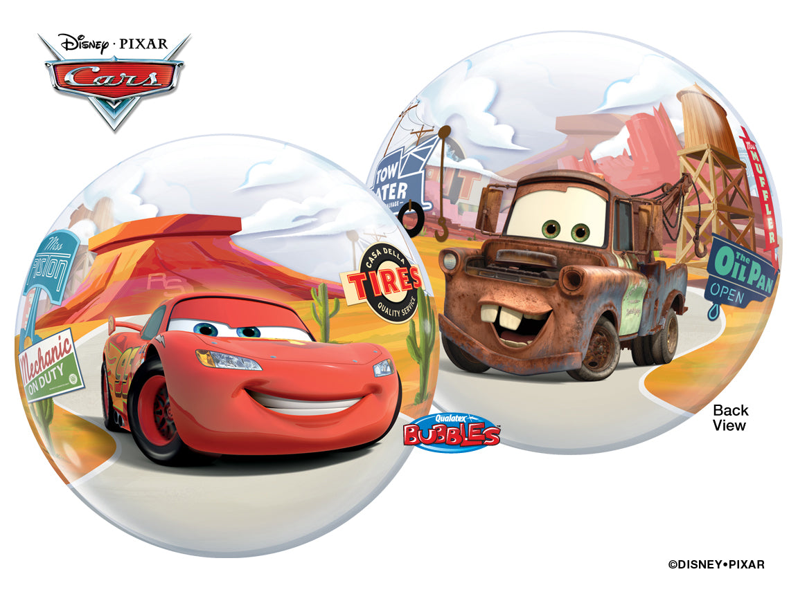 Qualatex Single Bubble Cars Lighting McQueen 22" 56cm Luftballon