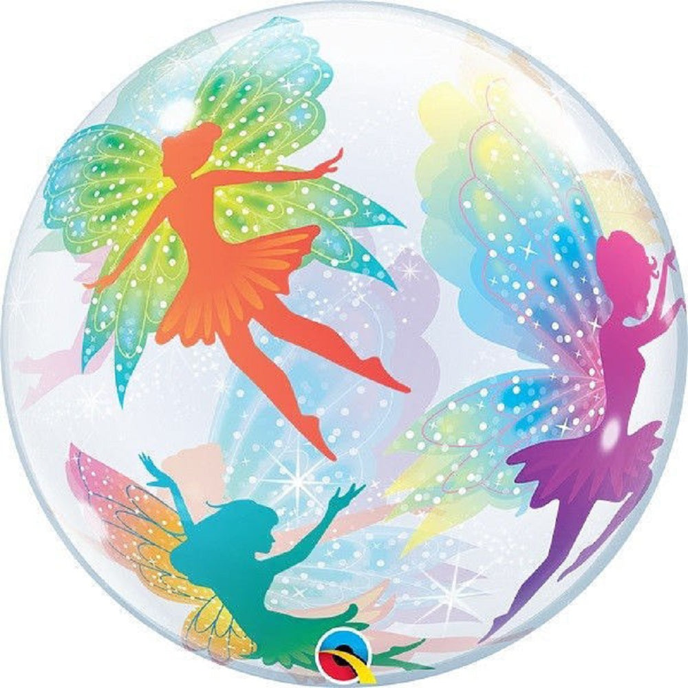 Qualatex Bubble Magical Fairies & Sparkles 22" 55cm Luftballon