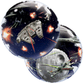 Qualatex Double Bubble Star Wars Death Star 24" 61cm Luftballon