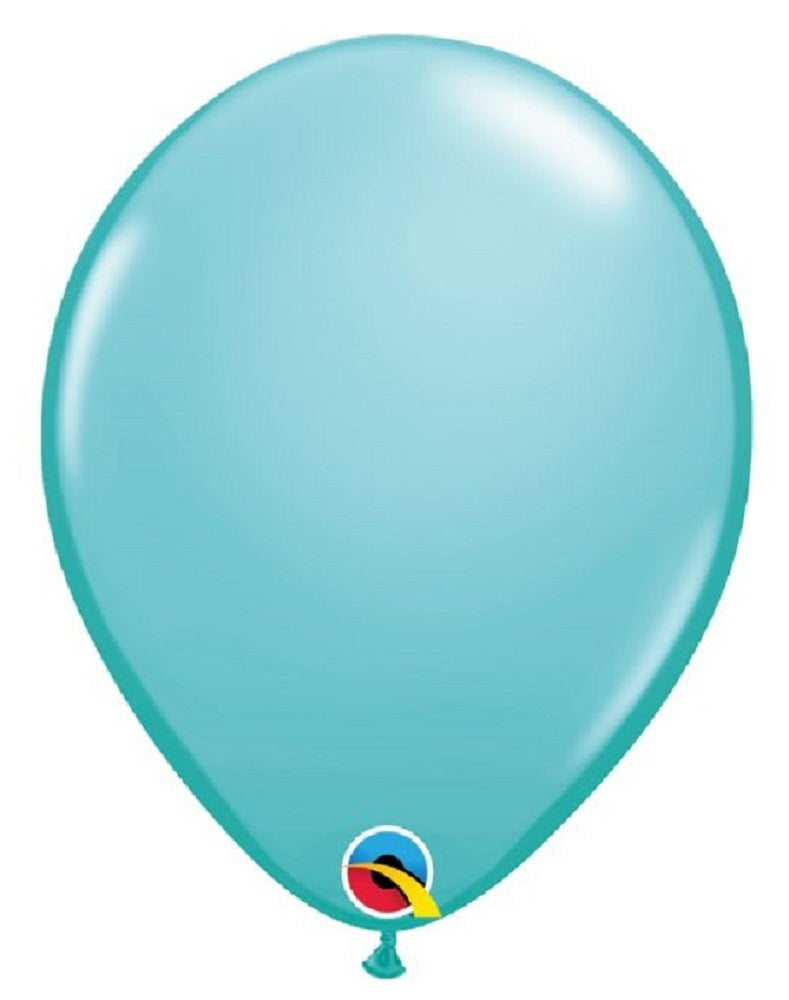 Qualatex Fashion Caribbean Blue (Blau) 27,5cm 11" Latex Luftballons