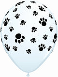 Pfoten Tatze 27,5cm 11" Latex Luftballons Qualatex