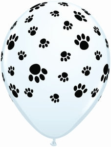 Pfoten Tatze 27,5cm 11" Latex Luftballons Qualatex