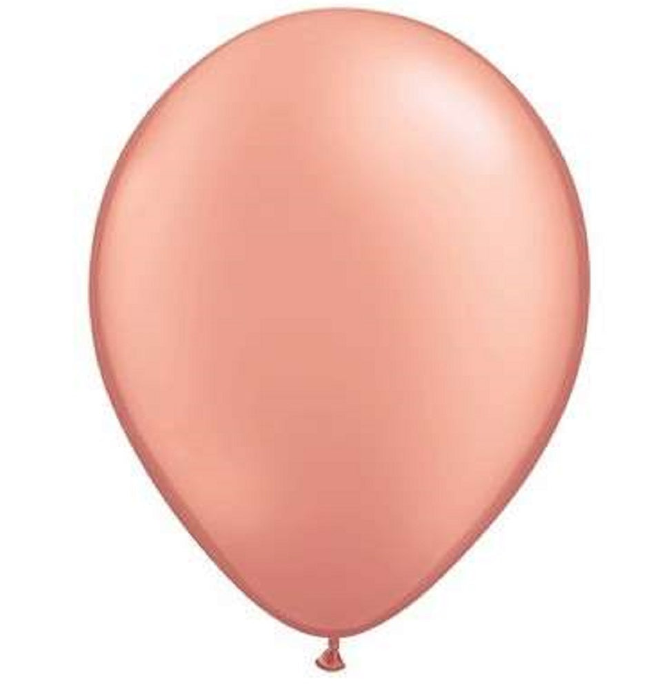 Qualatex Metallic Rose Gold 27,5cm 11" Latex Luftballons