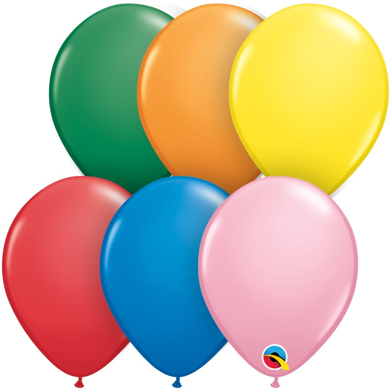 Qualatex Assortment Standard bunte Mischung 12,5cm 5" Latex Luftballlons