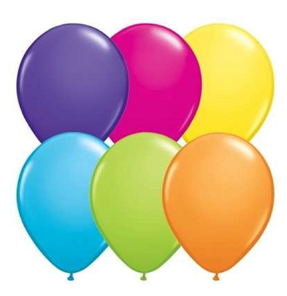 Qualatex Assortment Tropical 12,5cm 5" Latex Luftballons