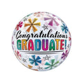 Qualatex Bubble Congratulations Graduate! 22" 55cm Luftballon