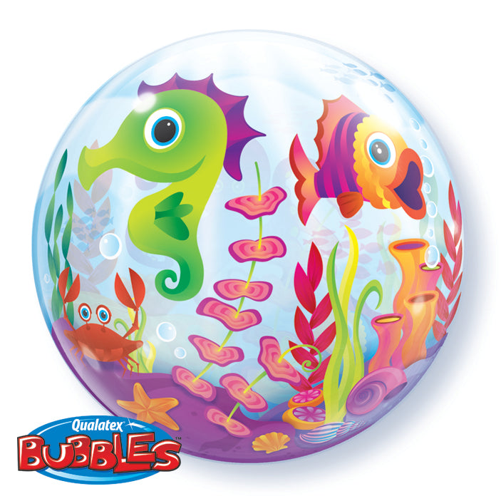 Qualatex Bubble Fun Sea Creatures Urlaub 22" 56cm Luftballon