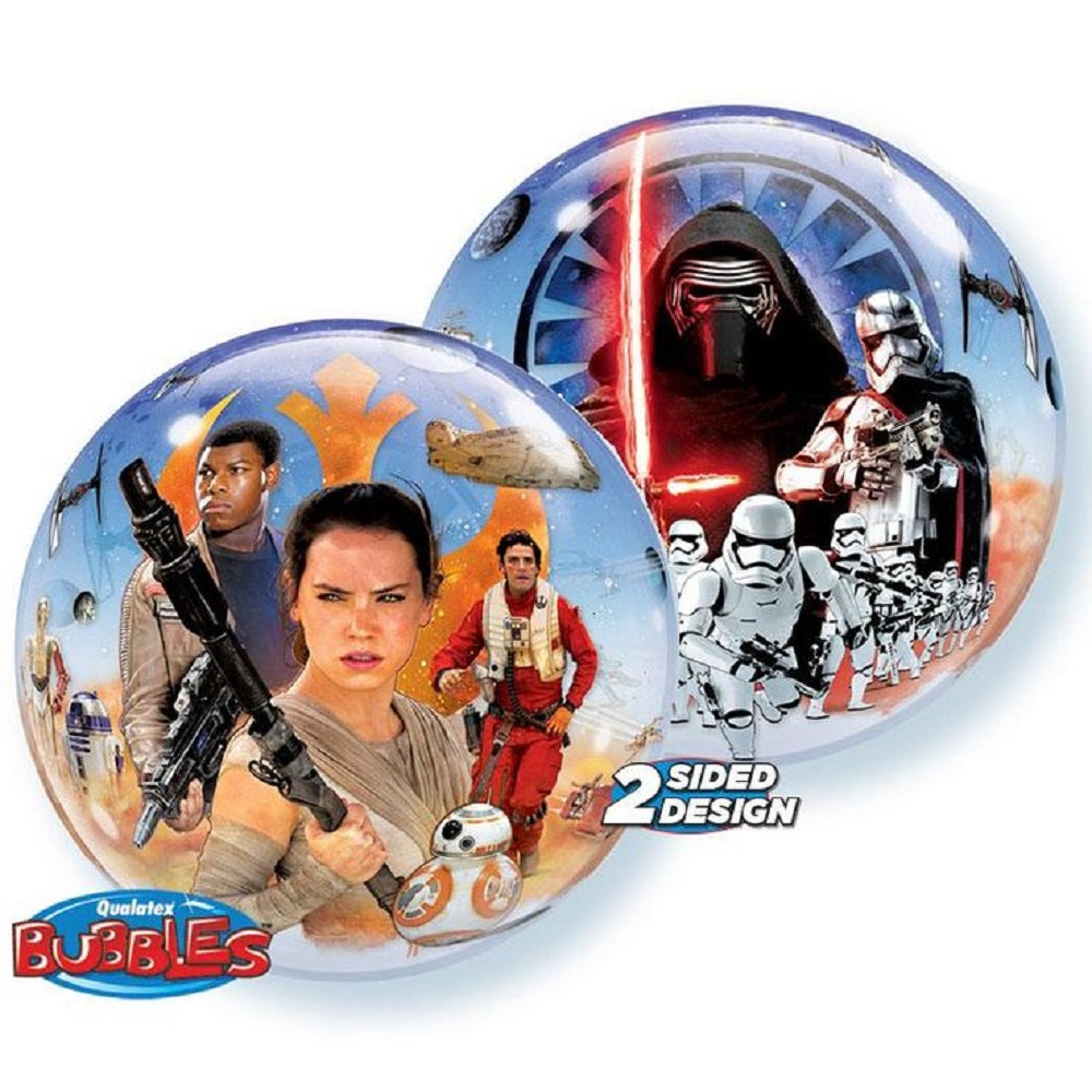 Qualatex Bubble Star Wars The Force Awakens 22" 56cm Luftballon