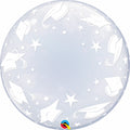 Qualatex Deco Bubble Graduation Caps 24" 61cm Luftballon
