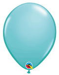 Qualatex Fashion Caribbean Blue (Blau) 27,5cm 11" Latex Luftballons