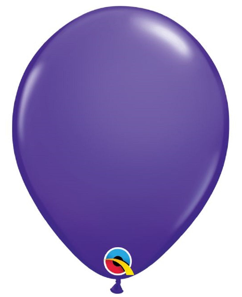 Qualatex Fashion Purple Violet (Lila) 27,5cm 11" Latex Luftballons