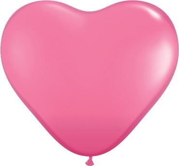 Qualatex Herz Rose 27,5cm 11" Latex Luftballons