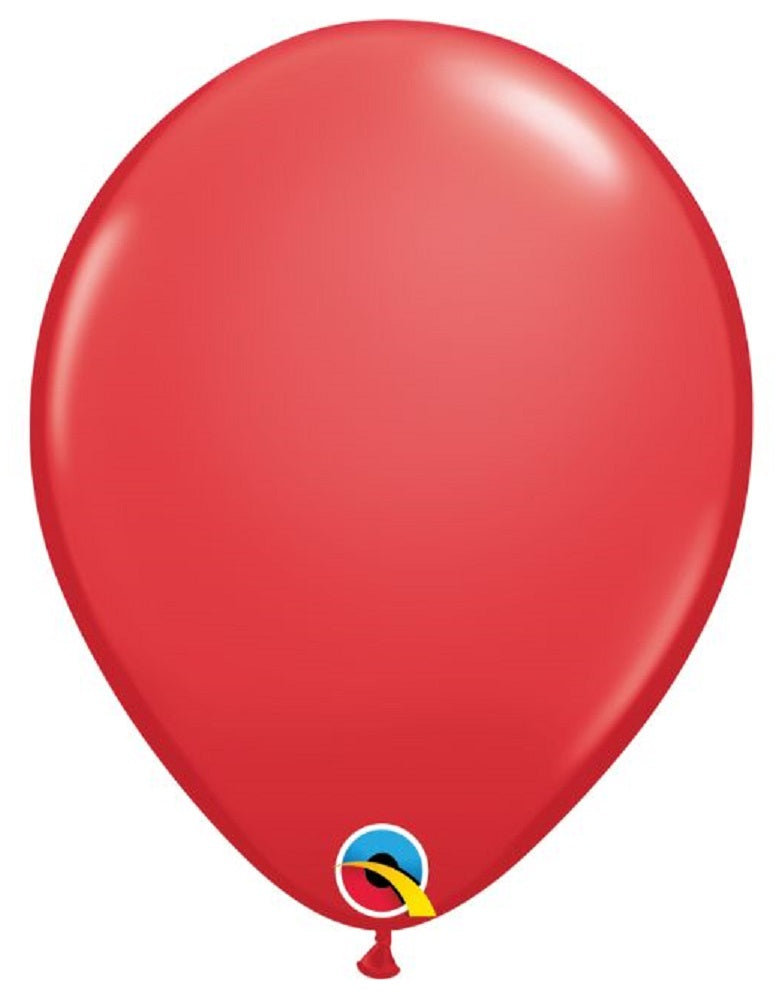 Qualatex Standard Red (Rot) 27,5cm 11" Latex Luftballons