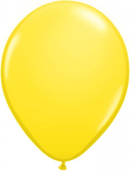 Qualatex Standard Yellow (Gelb) 12,5cm 5" Latex Luftballons