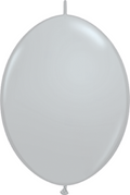 QuickLink Fashion Grey (Grau) 30cm 12" Latex Luftballons Qualatex