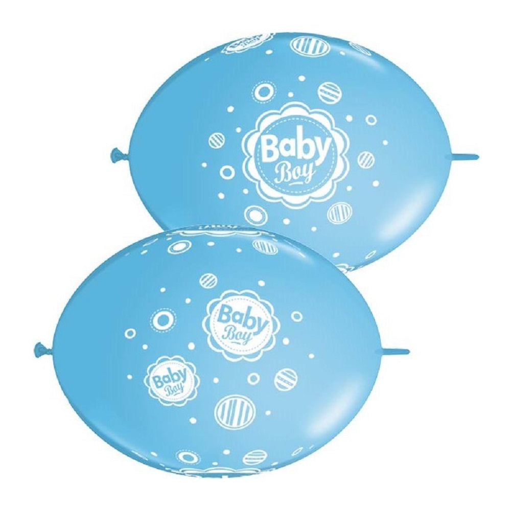 QuickLink Baby Boy 30cm 12" Latex Luftballons Qualatex