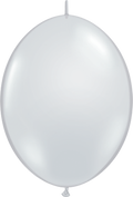 QuickLink Jewel Diamond Clear 15cm 6" Latex Luftballons Qualatex