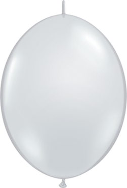 QuickLink Jewel Diamond Clear 15cm 6" Latex Luftballons Qualatex