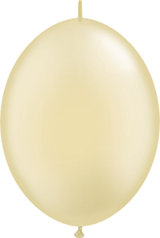 QuickLink Pearl Ivory (Elfenbein) 30cm 12" Latex Luftballons Qualatex