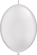 QuickLink Pearl White (Weiß) 15cm 6" Latex Luftballons Qualatex