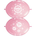 QuickLink Baby Girl 30cm 12" Latex Luftballons Qualatex