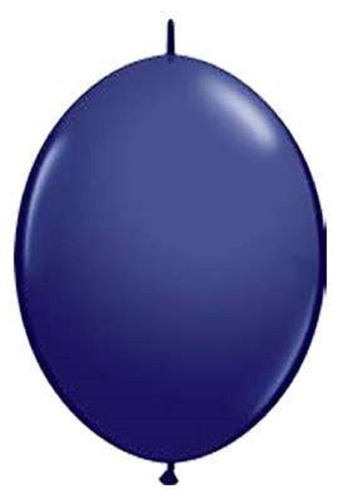 QuickLink Fashion Navy (Blau) 15cm 6" Latex Luftballons Qualatex