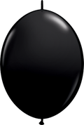 QuickLink Fashion Onyx Black (Schwarz) 15cm 6" Latex Luftballons Qualatex
