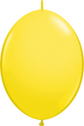 QuickLink Standard Yellow (Gelb) 15cm 6" Latex Luftballons Qualatex