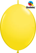 QuickLink Standard Yellow (Gelb) 30cm 12" Latex Luftballons Qualatex