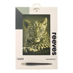 Reeves  Gravurfolien Gold Leoparden Portrait
