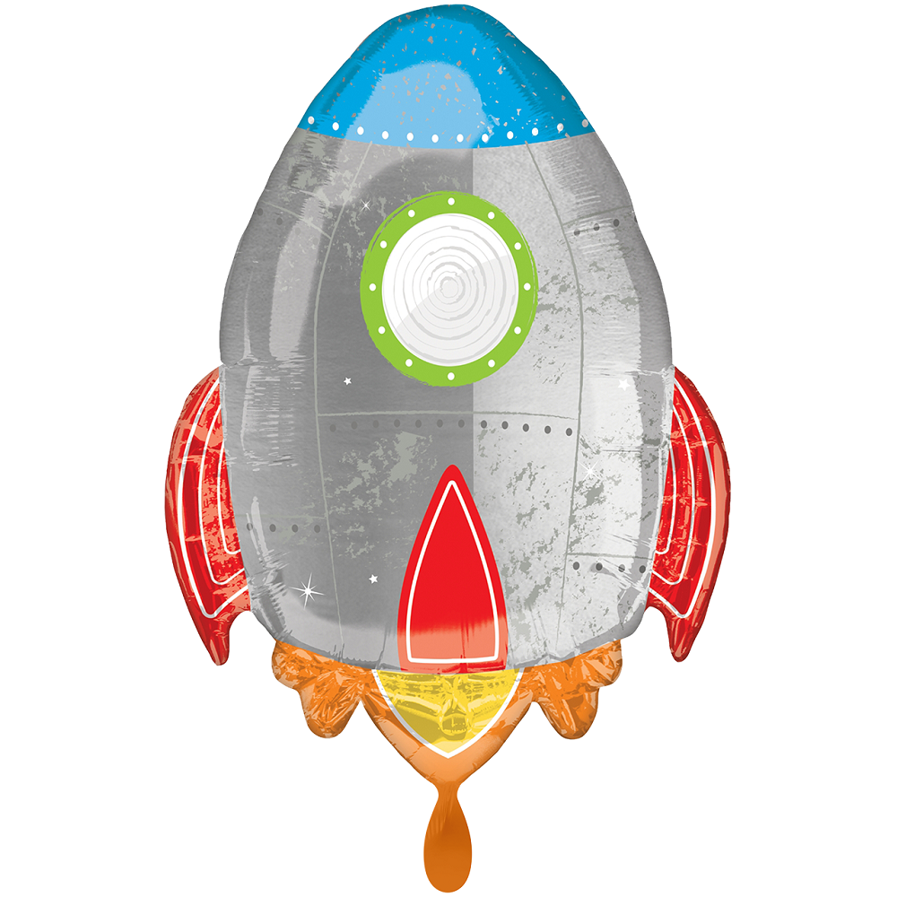 Rakete Space Shuttle Folienballon - 73cm 29''