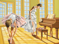 Reeves Malen nach Zahlen Ballerinas