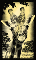 Reeves Mini Gravurfolien Gold Giraffe