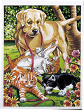 Reeves Junior Malen nach Zahlen Hund und Katzen
