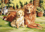 Reeves Malen nach Zahlen Hundewelt