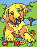 Reeves Malen nach Zahlen Hundewelpe
