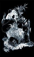 Reeves Mini Gravurfolien Silber Panda